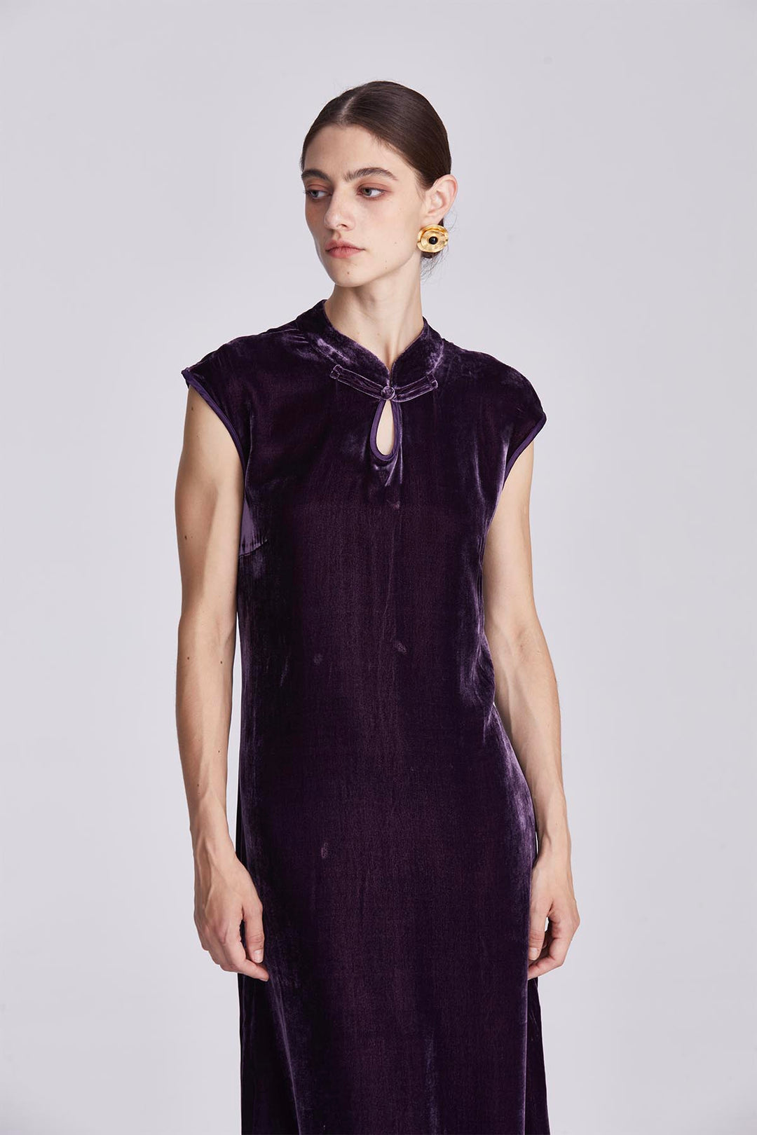 Ines Retro Velvet Dress