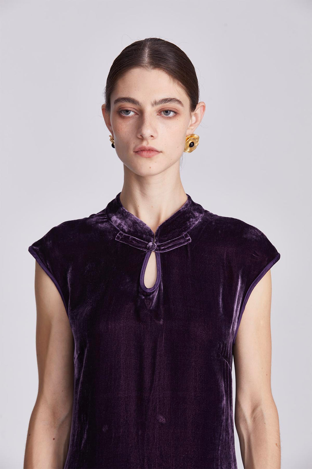 Ines Retro Velvet Dress