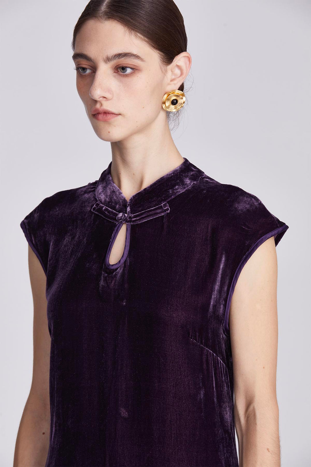 Ines Retro Velvet Dress