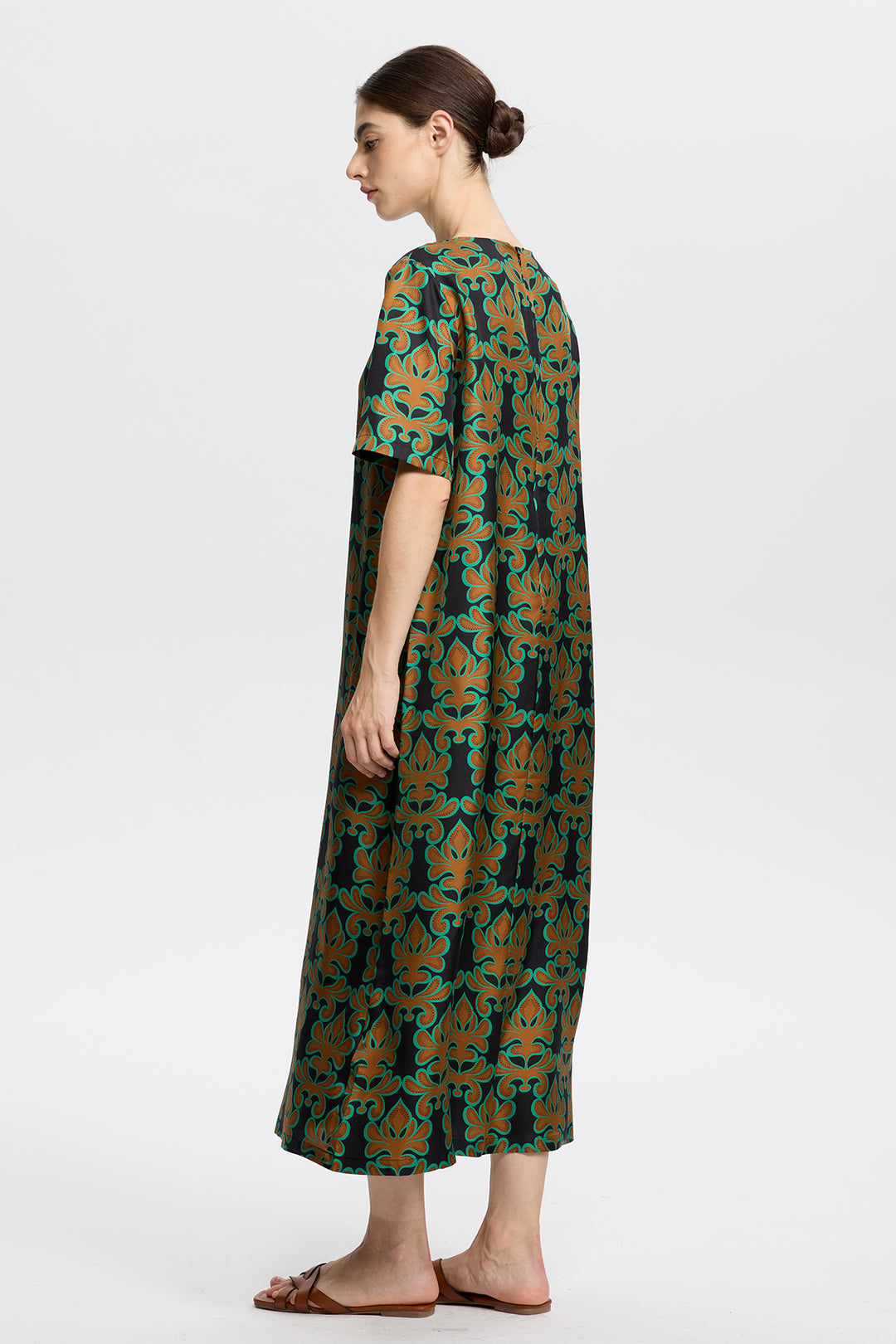 Celeste Geometric Print Dress