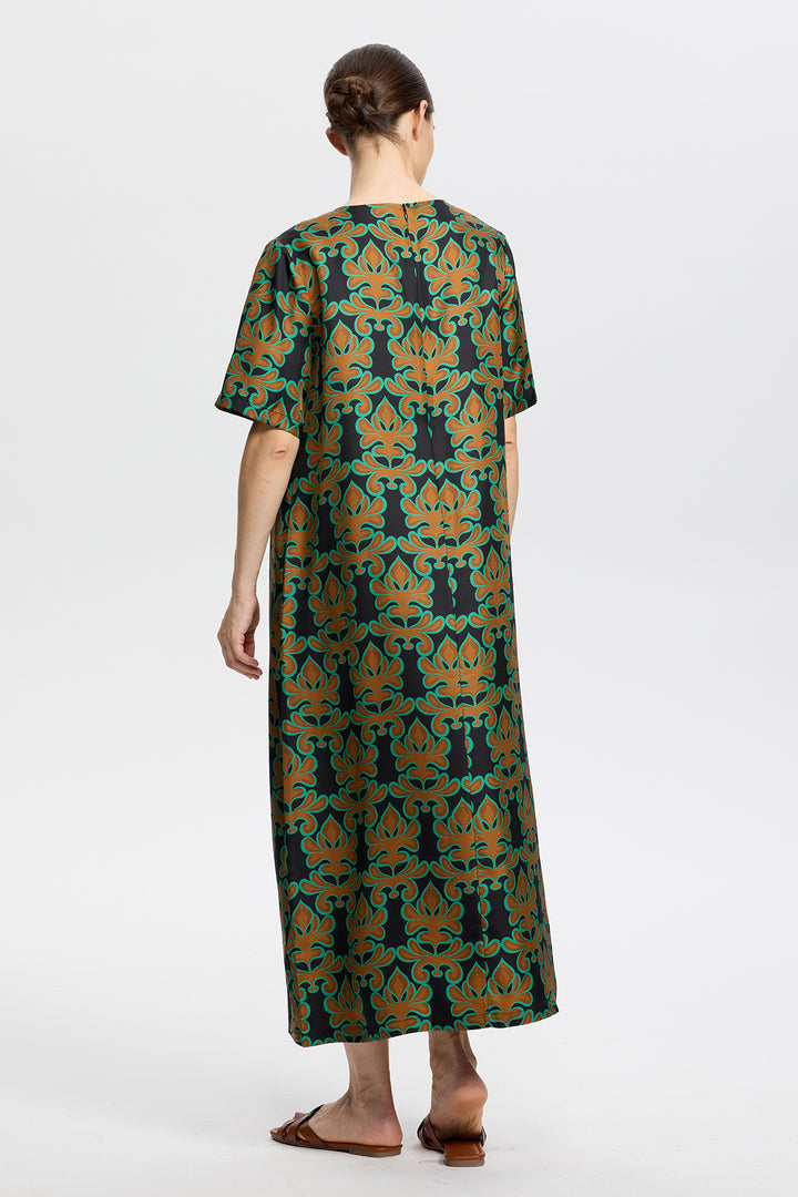 Celeste Geometric Print Dress