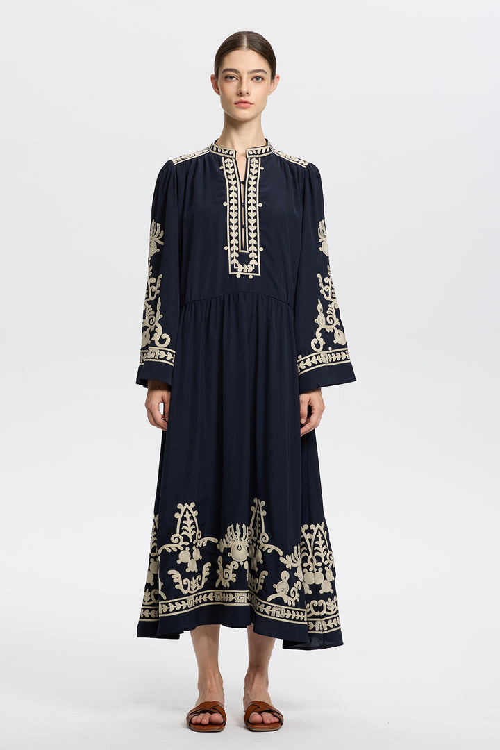 Selene Ethnic Maxi Dress