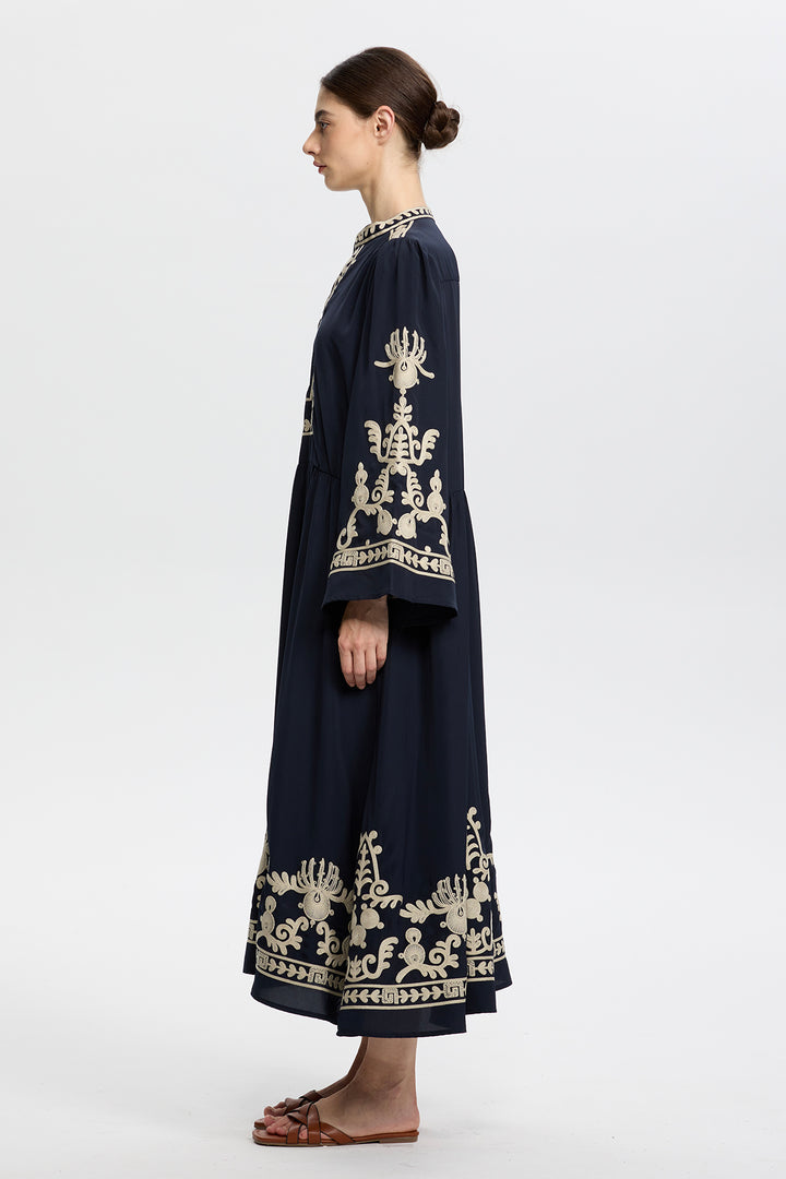 Selene Ethnic Maxi Dress