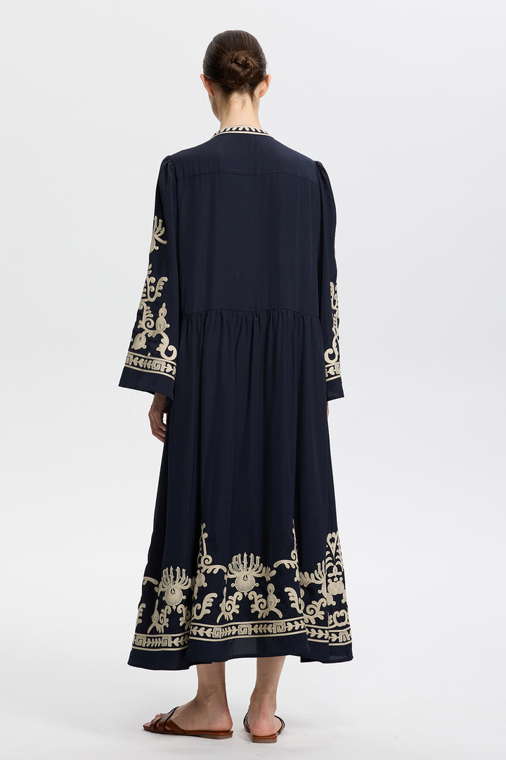 Selene Ethnic Maxi Dress