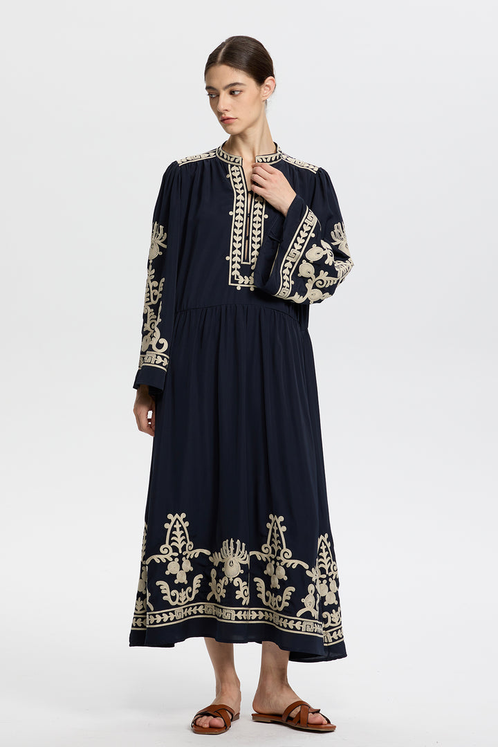 Selene Ethnic Maxi Dress