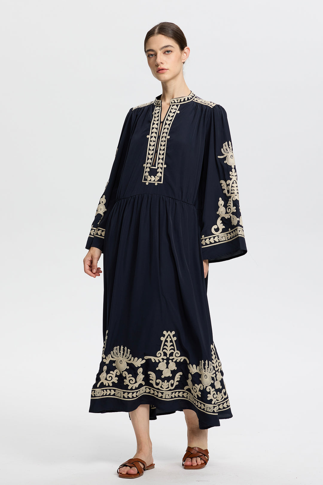 Selene Ethnic Maxi Dress