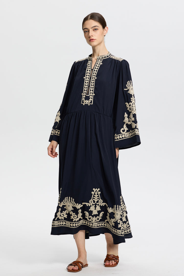 Selene Ethnic Maxi Dress