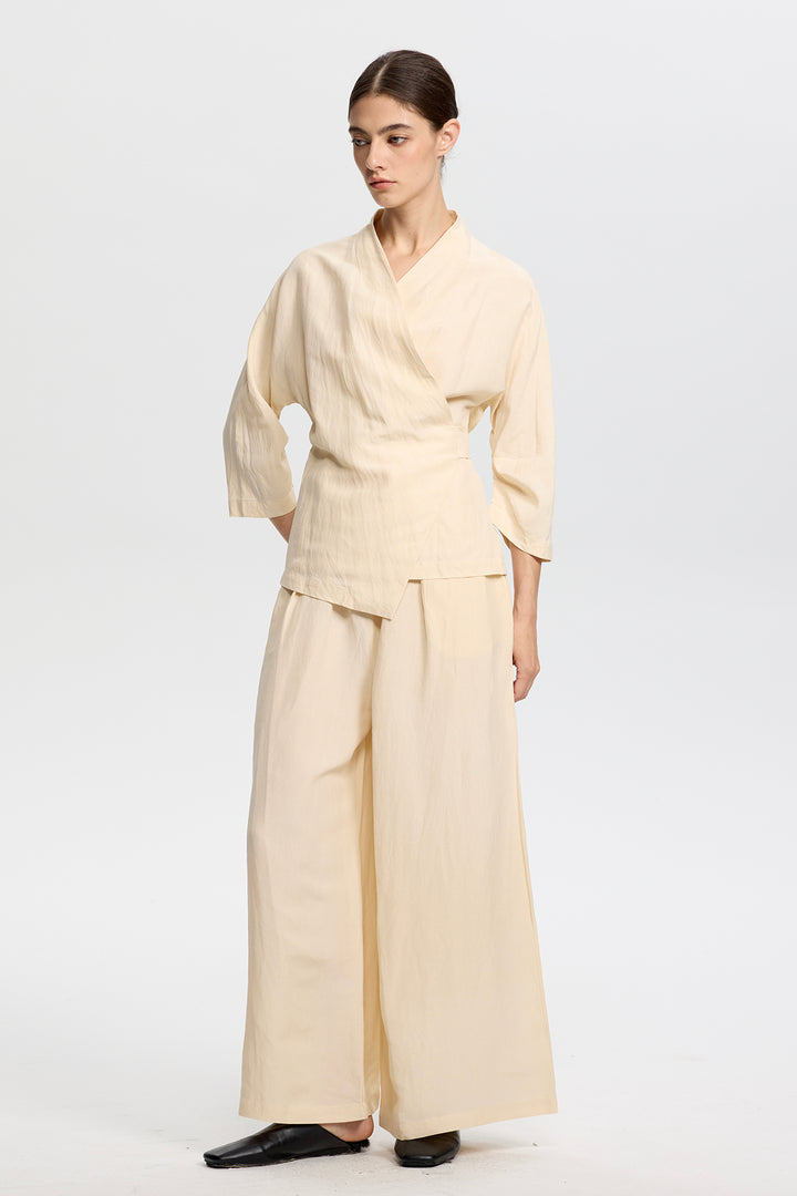 Rhea Kimono Linen Set