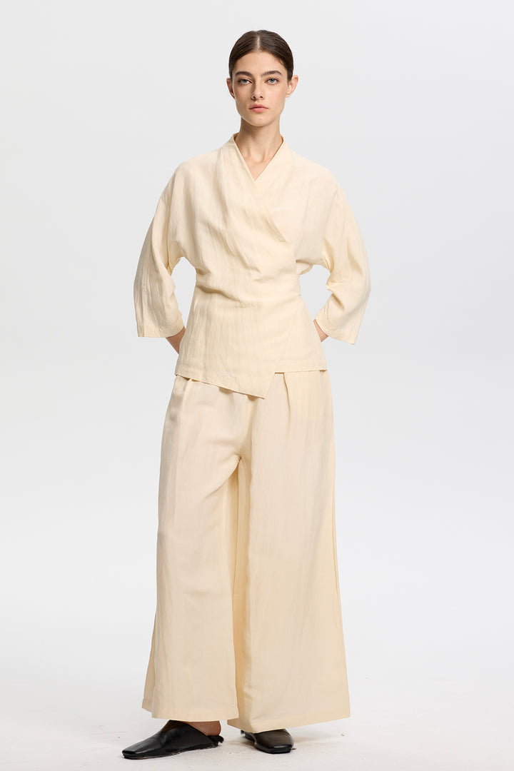 Rhea Kimono Linen Set