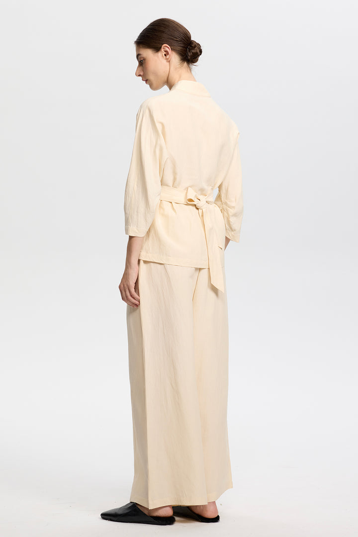 Rhea Kimono Linen Set