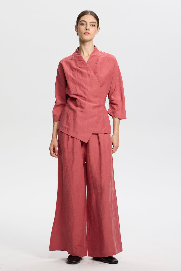 Rhea Kimono Linen Set