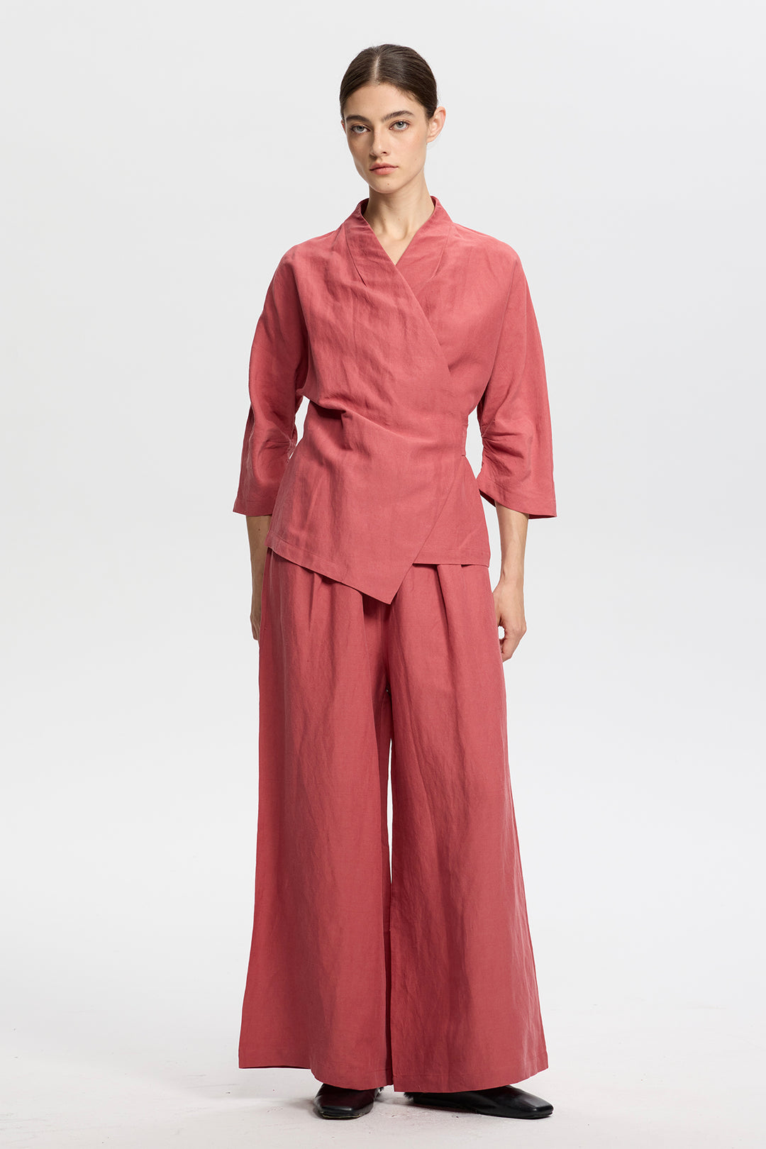 Rhea Kimono Linen Set