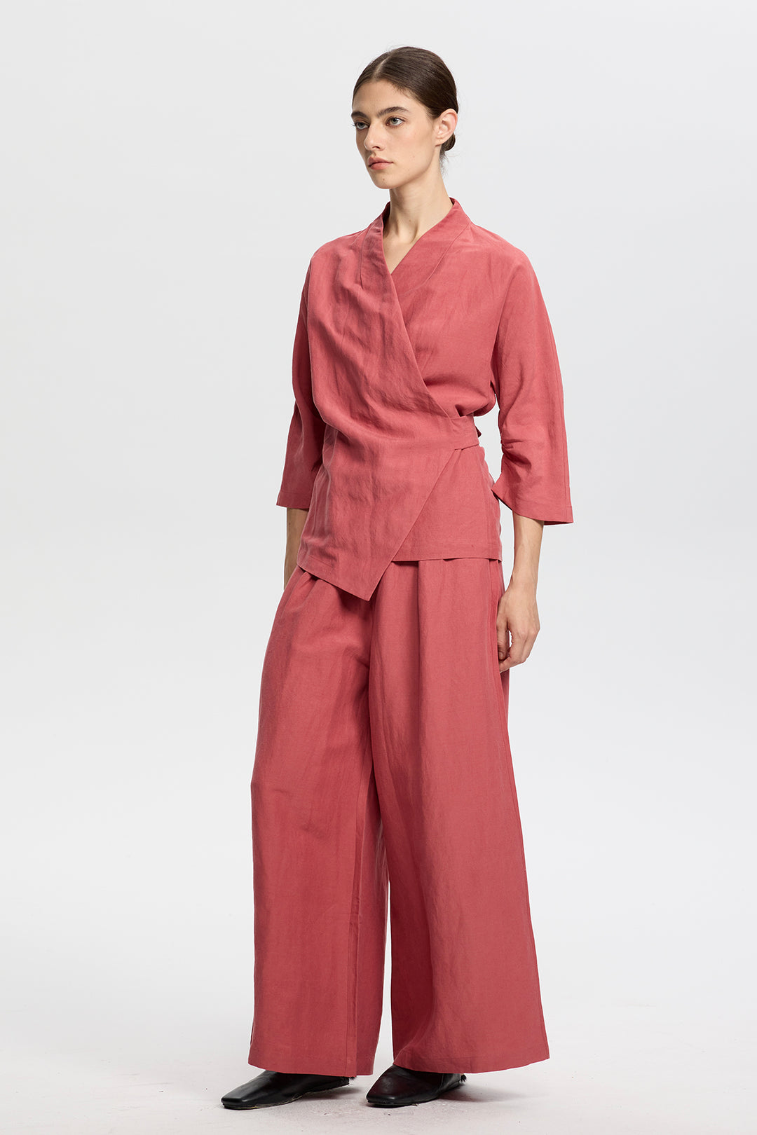 Rhea Kimono Linen Set