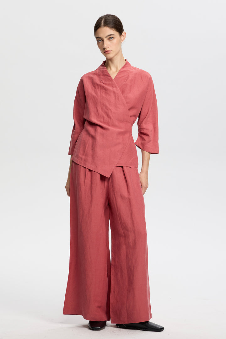 Rhea Kimono Linen Set