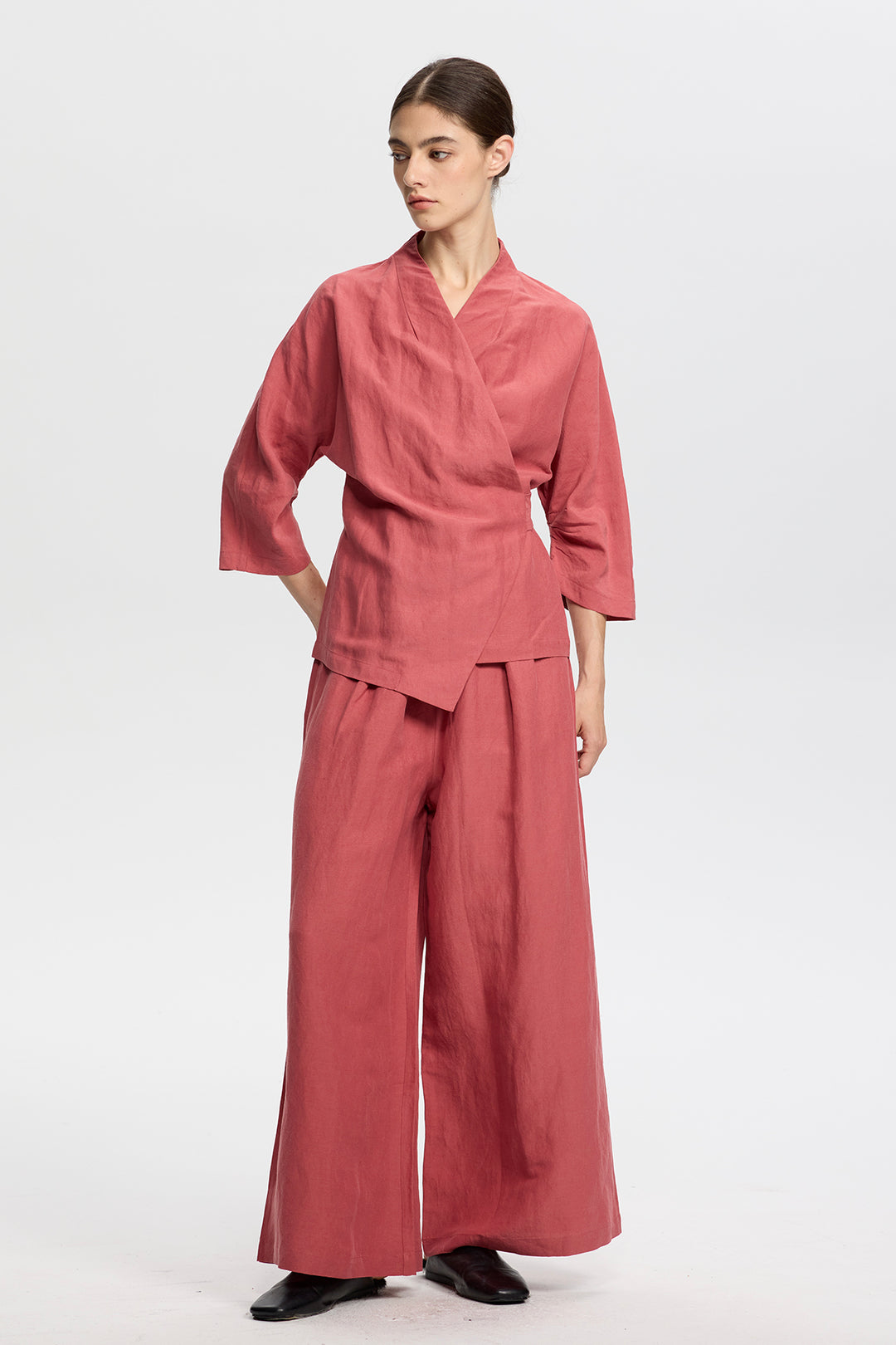 Rhea Kimono Linen Set