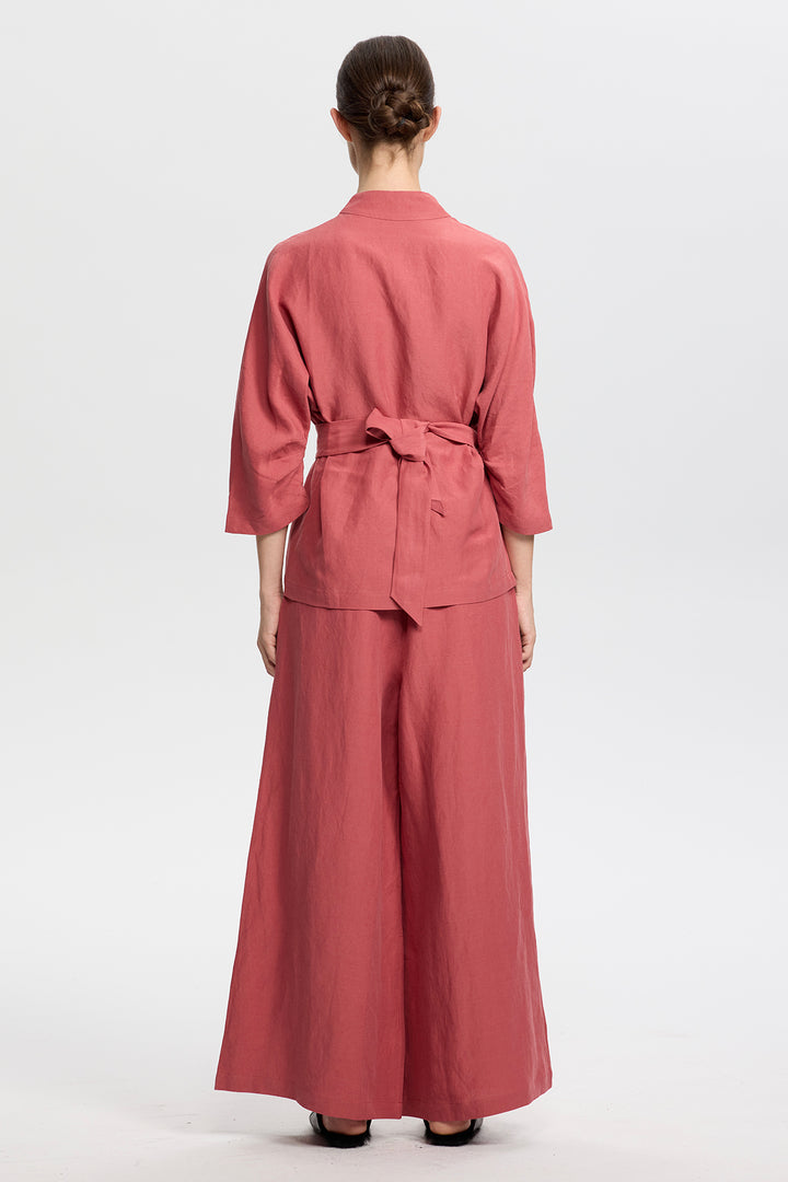 Rhea Kimono Linen Set