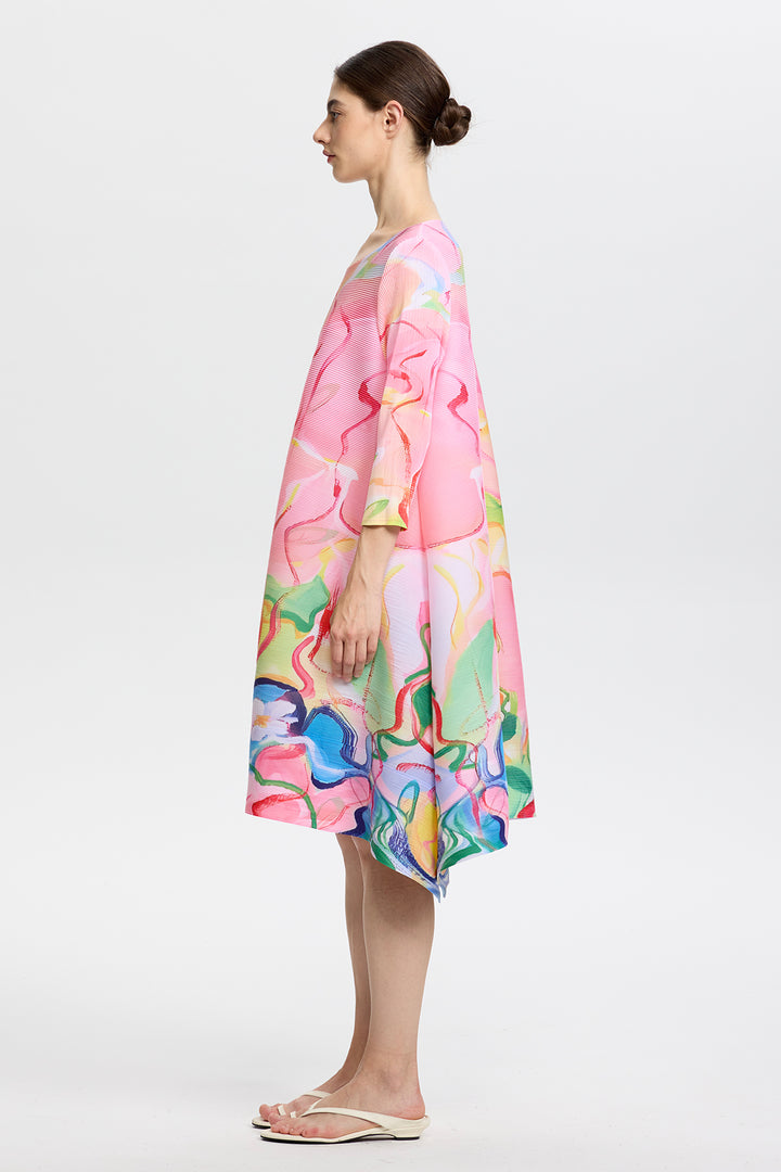Aurelia Pleated Oversize Dress