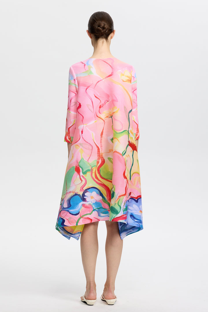 Aurelia Pleated Oversize Dress