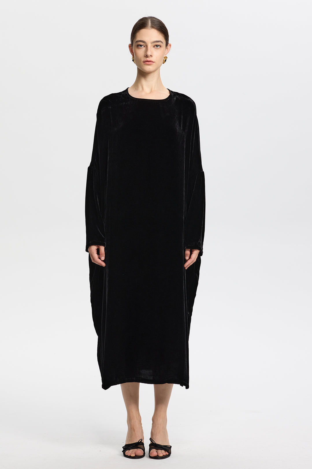Sophia Velvet Oversize Maxi Dress