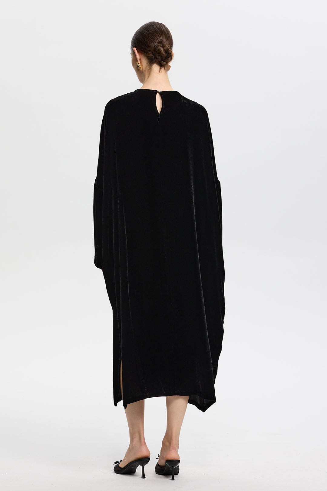 Sophia Velvet Oversize Maxi Dress
