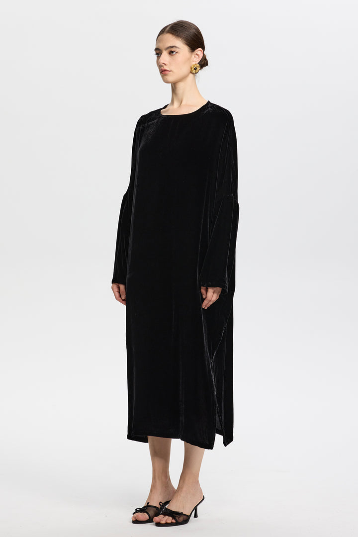 Sophia Velvet Oversize Maxi Dress