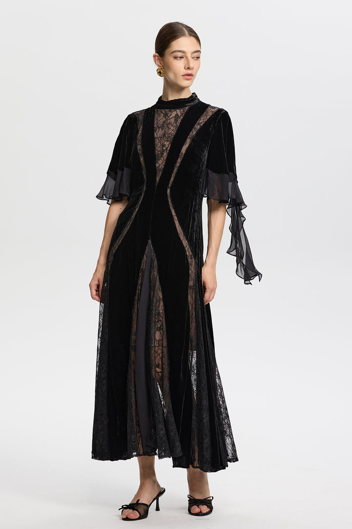 Selene Velvet Maxi Dress
