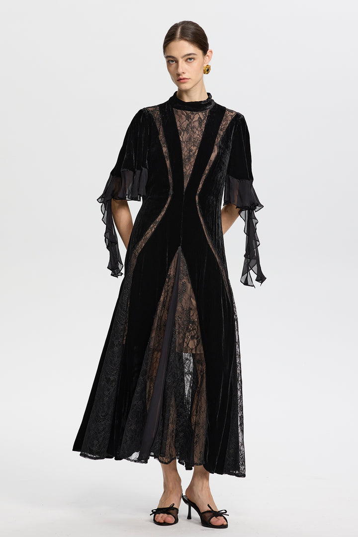 Selene Velvet Maxi Dress