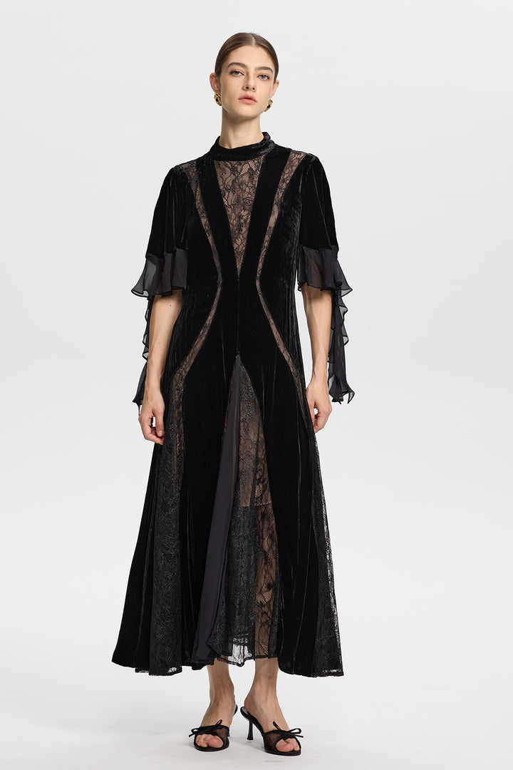 Selene Velvet Maxi Dress