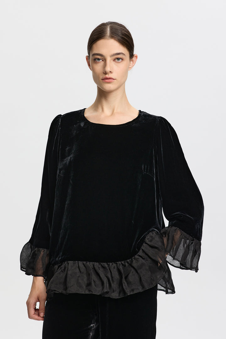 Seraphine Velvet Top