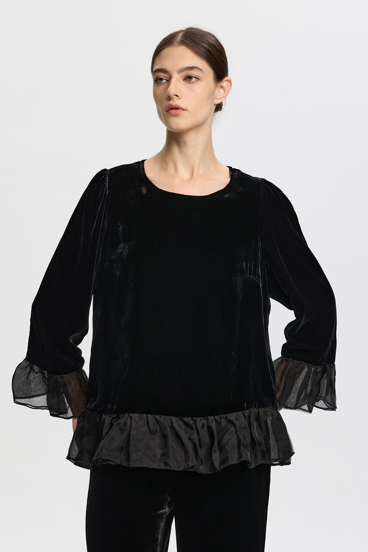 Seraphine Velvet Top