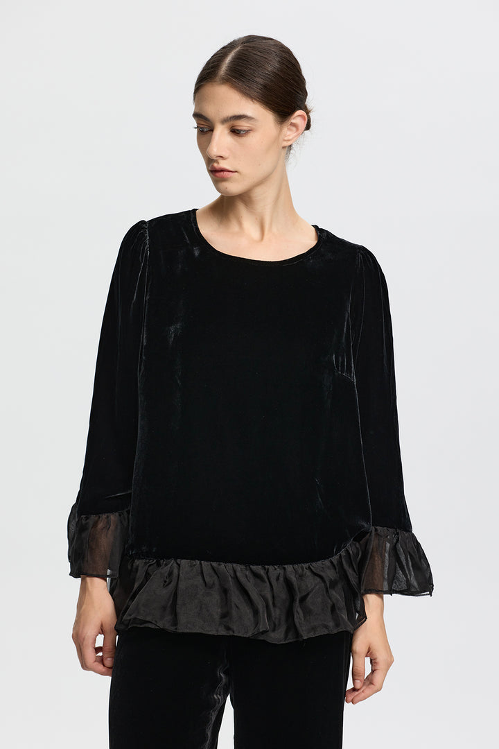 Seraphine Velvet Top