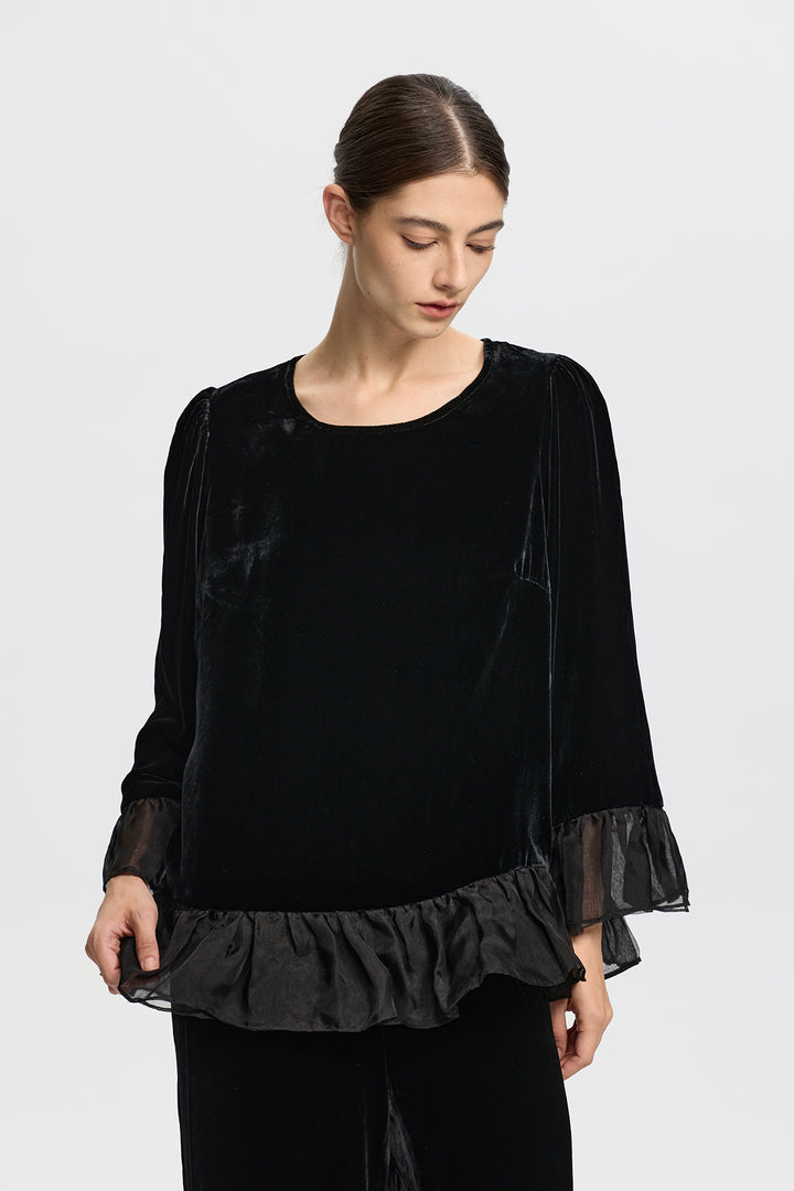 Seraphine Velvet Top