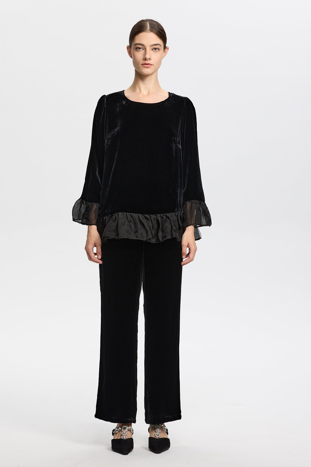 Seraphine Velvet Top