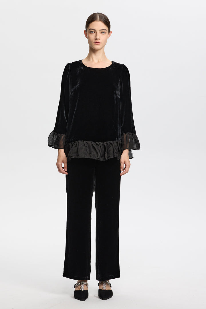 Seraphine Velvet Top