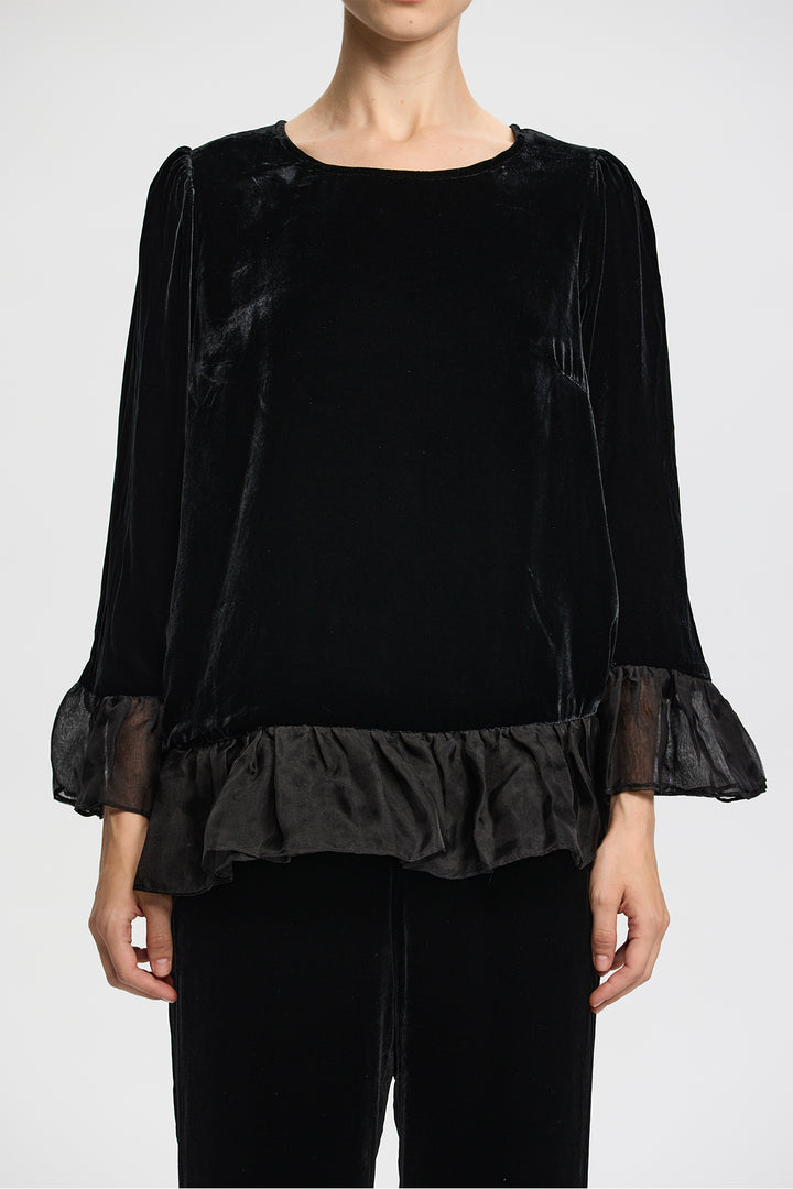 Seraphine Velvet Top