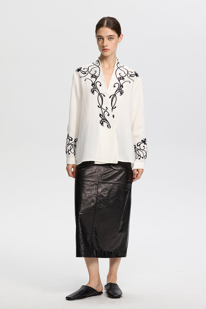 Calla Embroidered Shirt