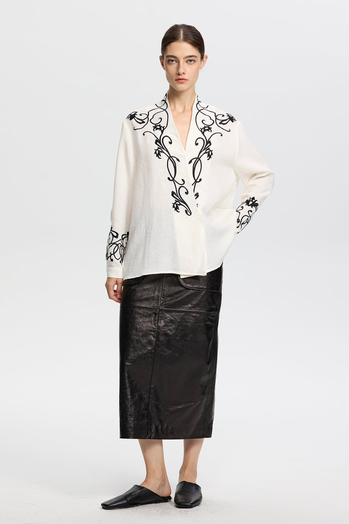 Calla Embroidered Shirt