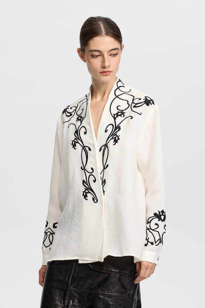 Calla Embroidered Shirt