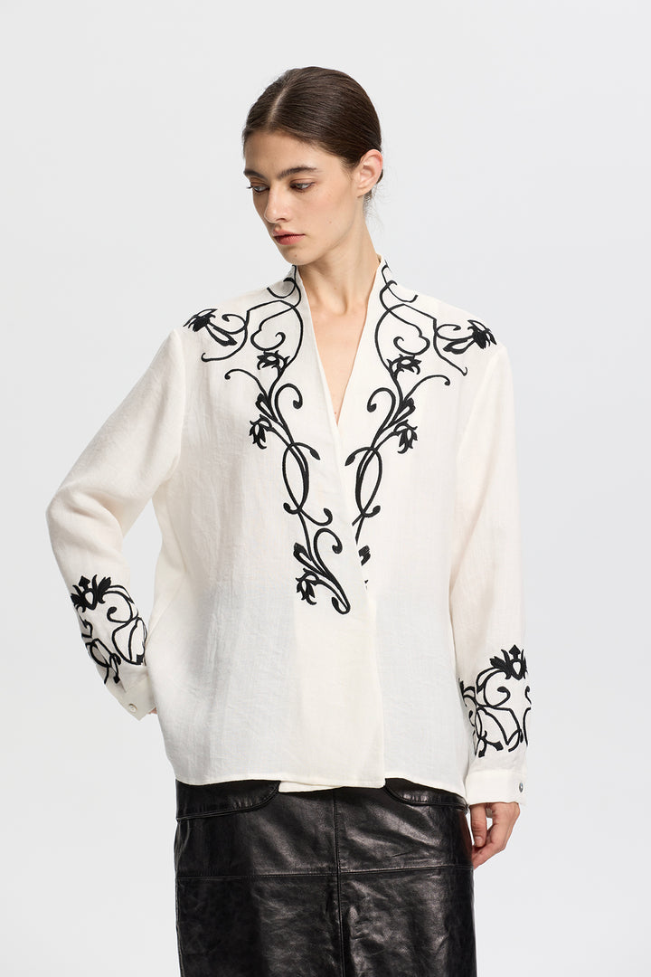 Calla Embroidered Shirt