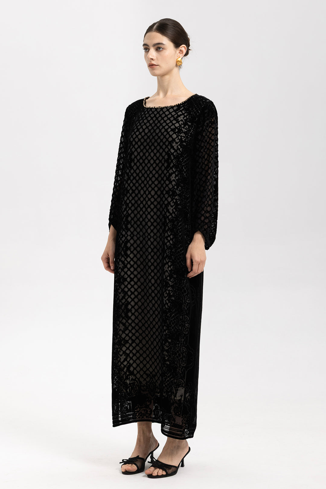 Sabine Velvet Maxi Dress