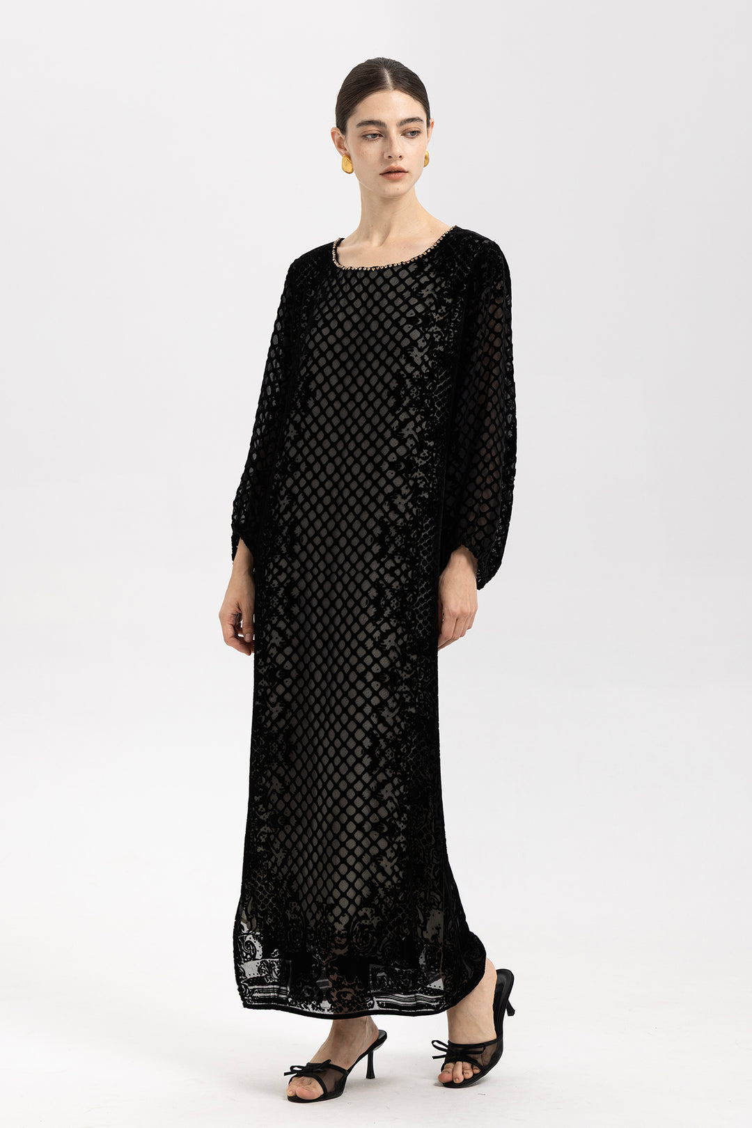 Sabine Velvet Maxi Dress