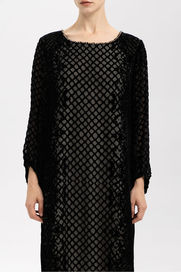 Sabine Velvet Maxi Dress