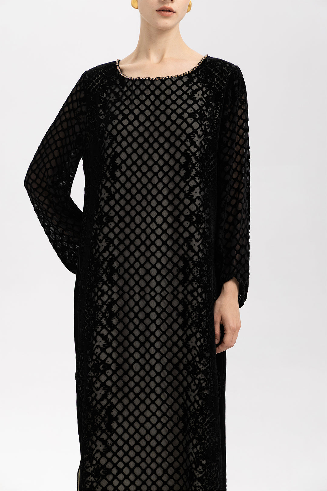 Sabine Velvet Maxi Dress