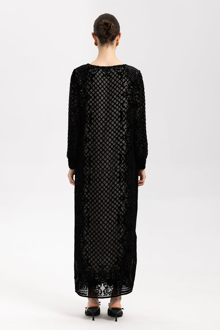 Sabine Velvet Maxi Dress