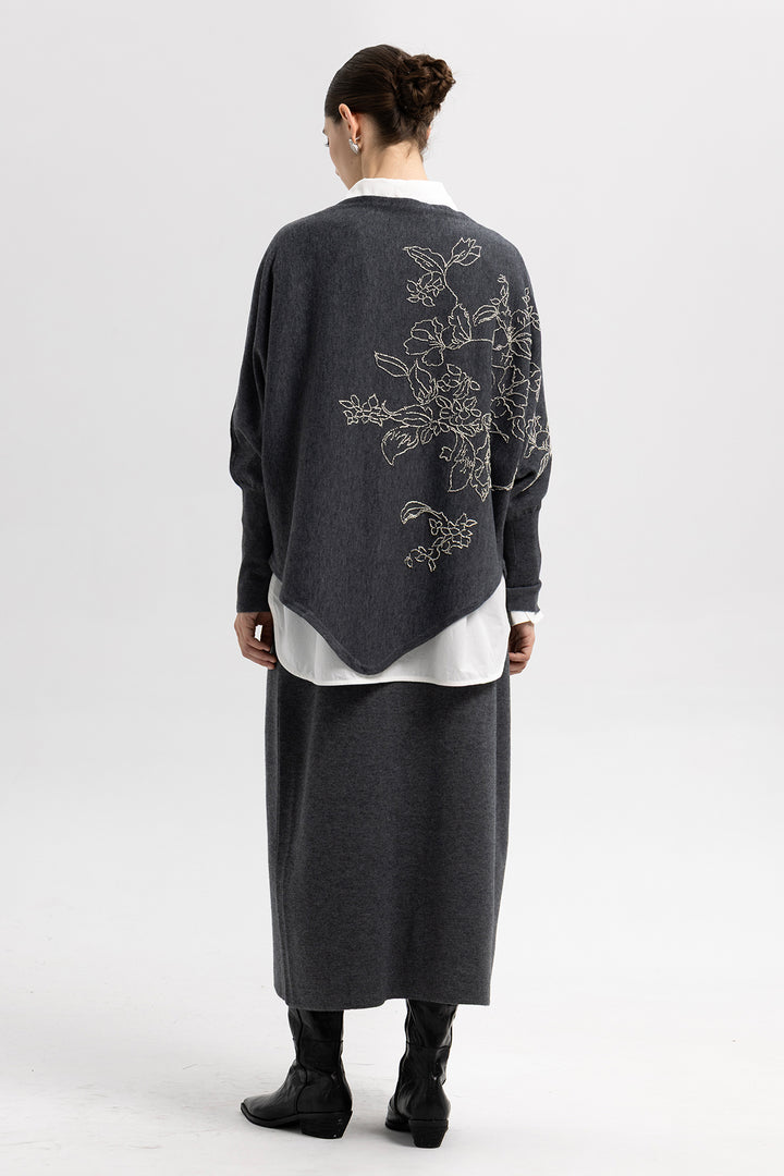 Mara Beaded Two Piece Wool Set