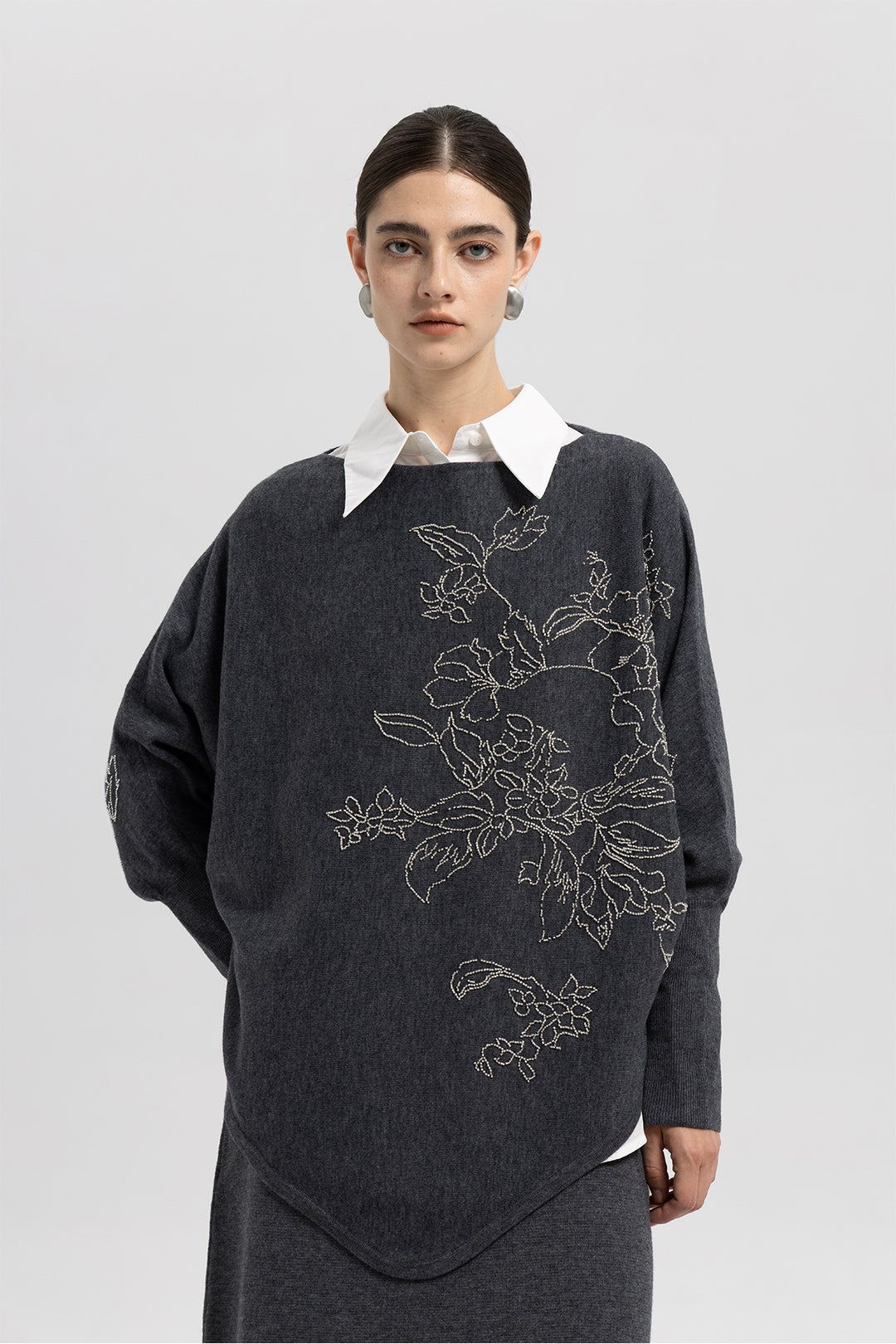 Mara Beaded Two Piece Wool Set