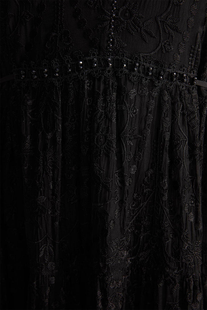 Riya Lace Dress in Black