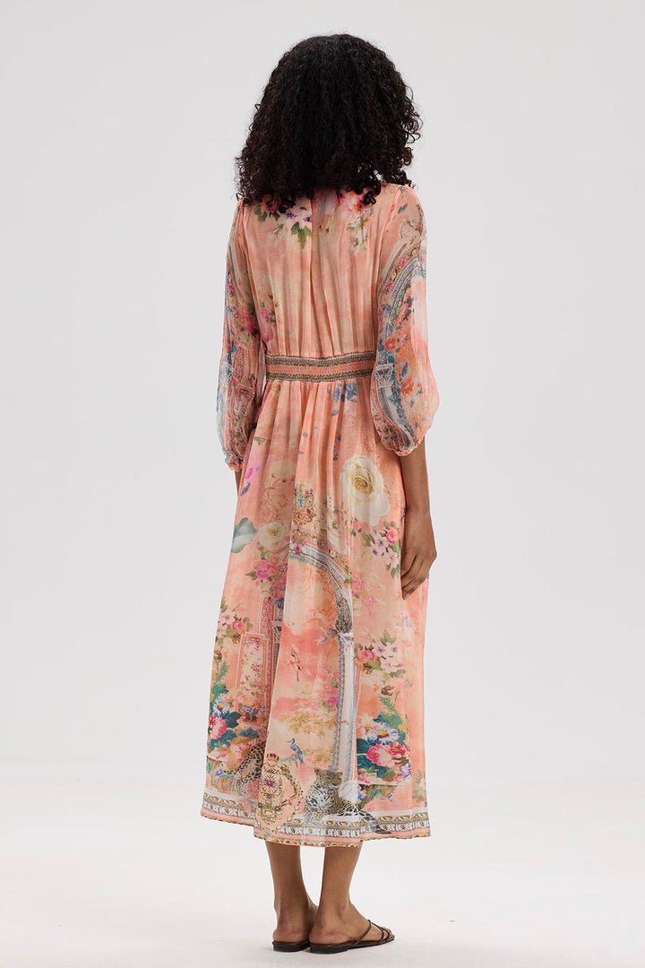 Blanka Silk Print Dress