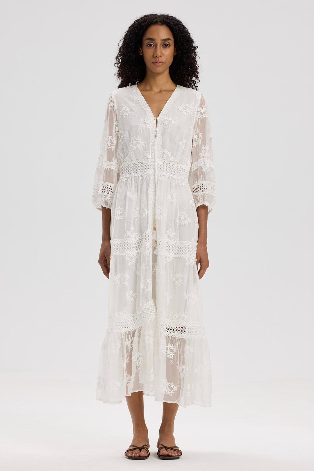 Satine Lace Maxi Dress