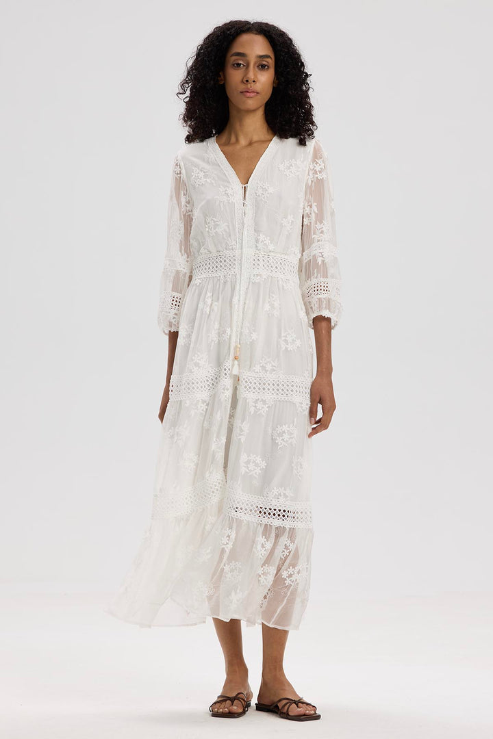 Satine Lace Maxi Dress